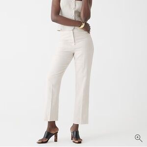 NWOT Kate straight leg pant in stretch linen blend